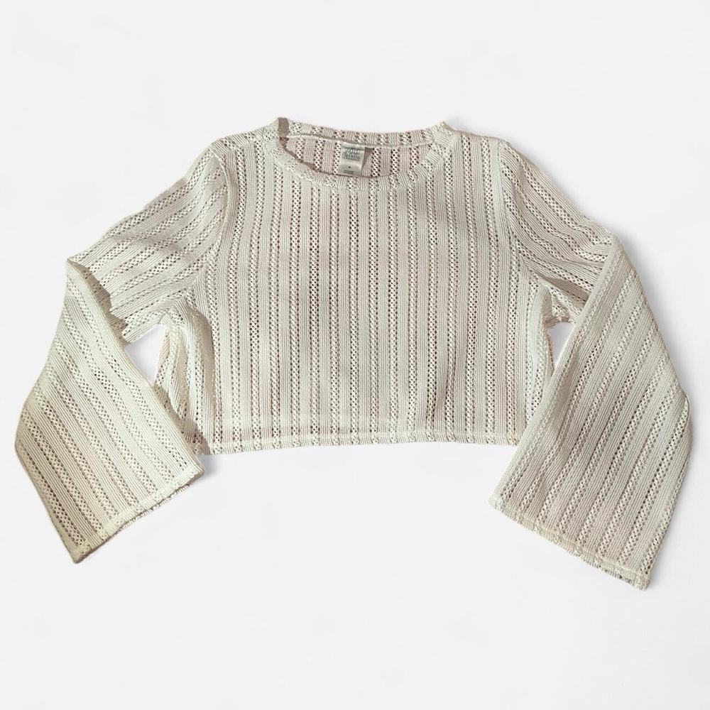 Wild Fable White Knit Top